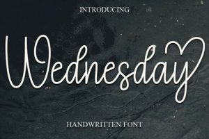 Wednesday Font