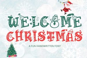 Welcome Christmas Font