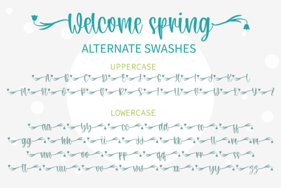 Welcome Spring Font - Image 5