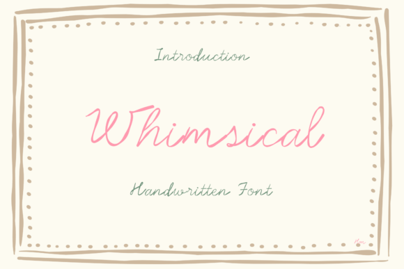 Whimsical Font