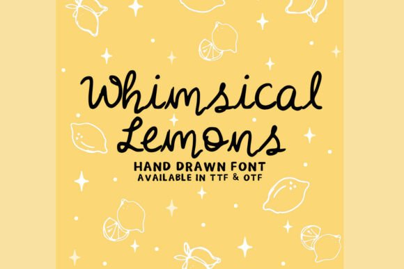 Whimsical Lemon Font