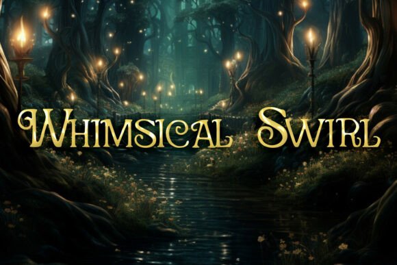 Whimsical Swirl Font