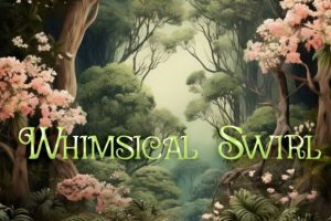 Alternative view of Whimsical Swirl Font