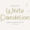 White Dandelion Font