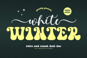 White Winter Font