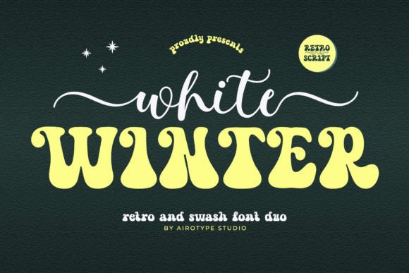 White Winter Font