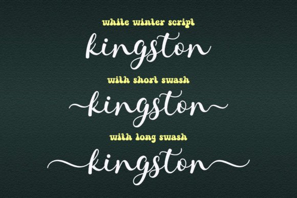 White Winter Font - Image 2