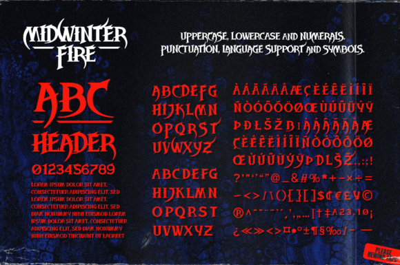 Midwinter Fire Font Font - Image 3