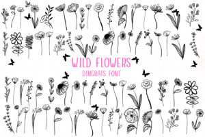 Wild Flowers Font