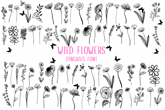Wild Flowers Font