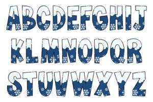 Alternative view of Winter Holiday Font