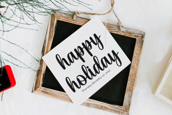 Winter Snow Font - Image 6