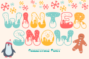 Winter Snow Font