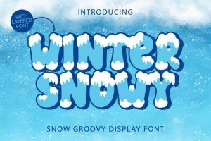 Winter Snowy Font