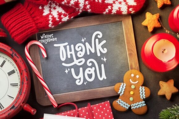 Wishes Christmas Font - Image 8