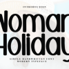 Woman Holiday Font