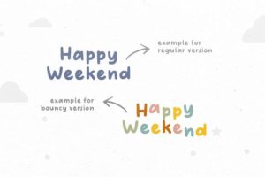 Alternative view of Wonder Kids Font