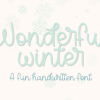 Wonderful Winter Font