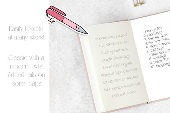 Write My Journal Font - Image 2