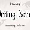 Writing Better Font