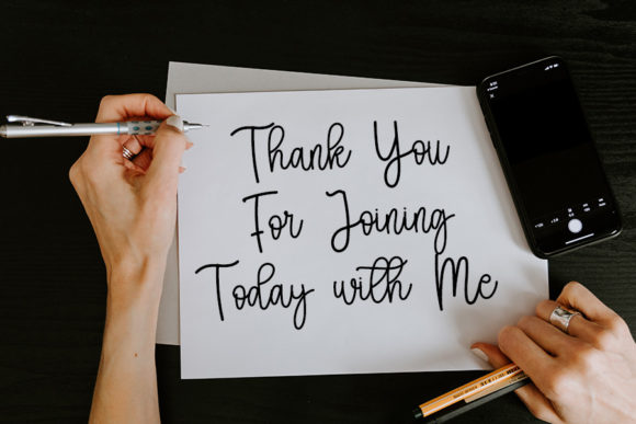 Writing Wonderful Font - Image 9