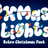 Xmas Lights Font