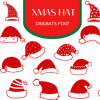 Xmas Hat Font