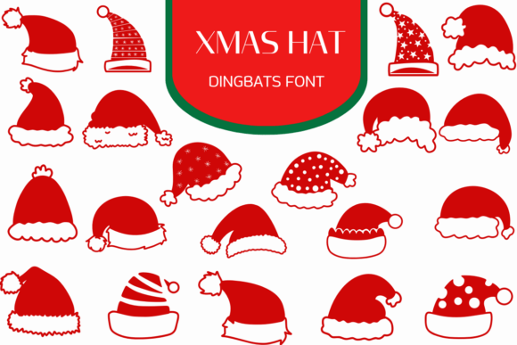 Xmas Hat Font