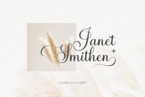 Alternative view of Yasbigan Font