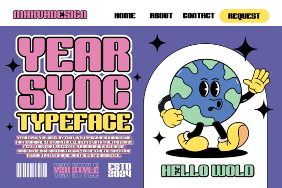 Year Sync Font - Image 2