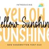 Yellow Sunshine Duo Font