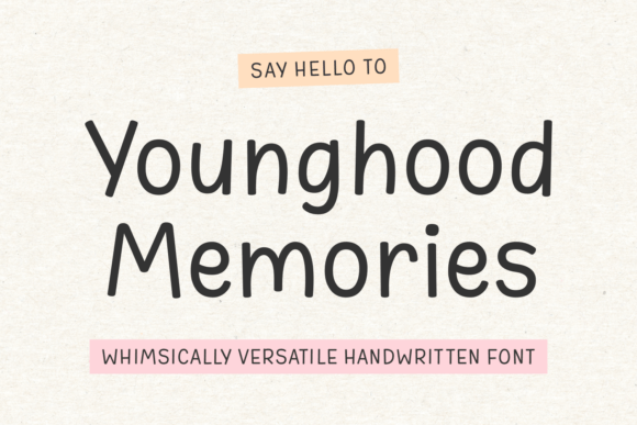 Younghood Memories Font