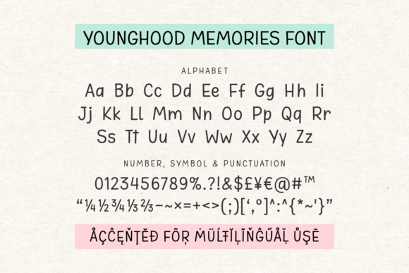 Younghood Memories Font - Image 6