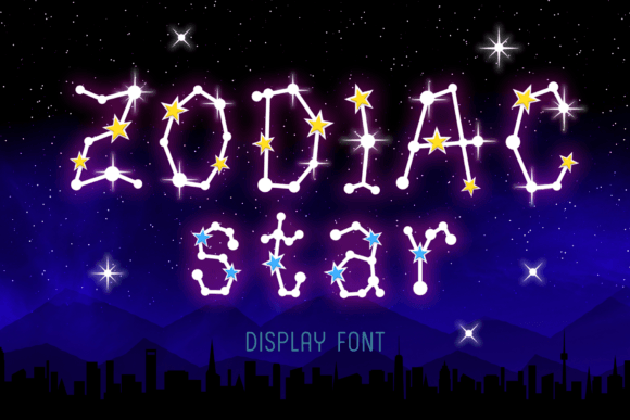 Zodiac Star Font