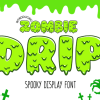 Zombie Drip Font