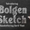 Bolgen Sketch Font