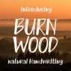 Burn Wood Font