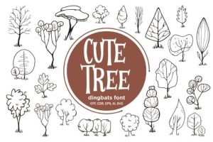 Cute Tree Font