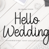 Hello Wedding Font