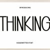 Thinking Font