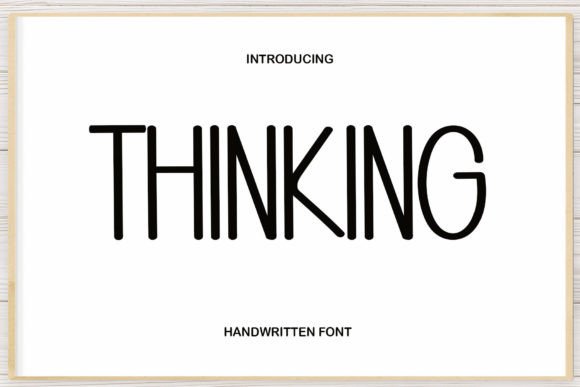 Thinking Font
